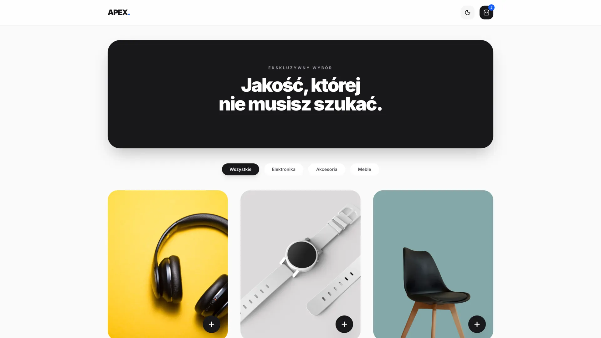 Apex Store - E-Commerce